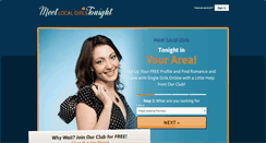 Desktop Screenshot of meetlocalgirlstonight.com