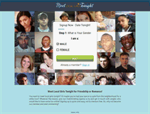 Tablet Screenshot of meetlocalgirlstonight.com